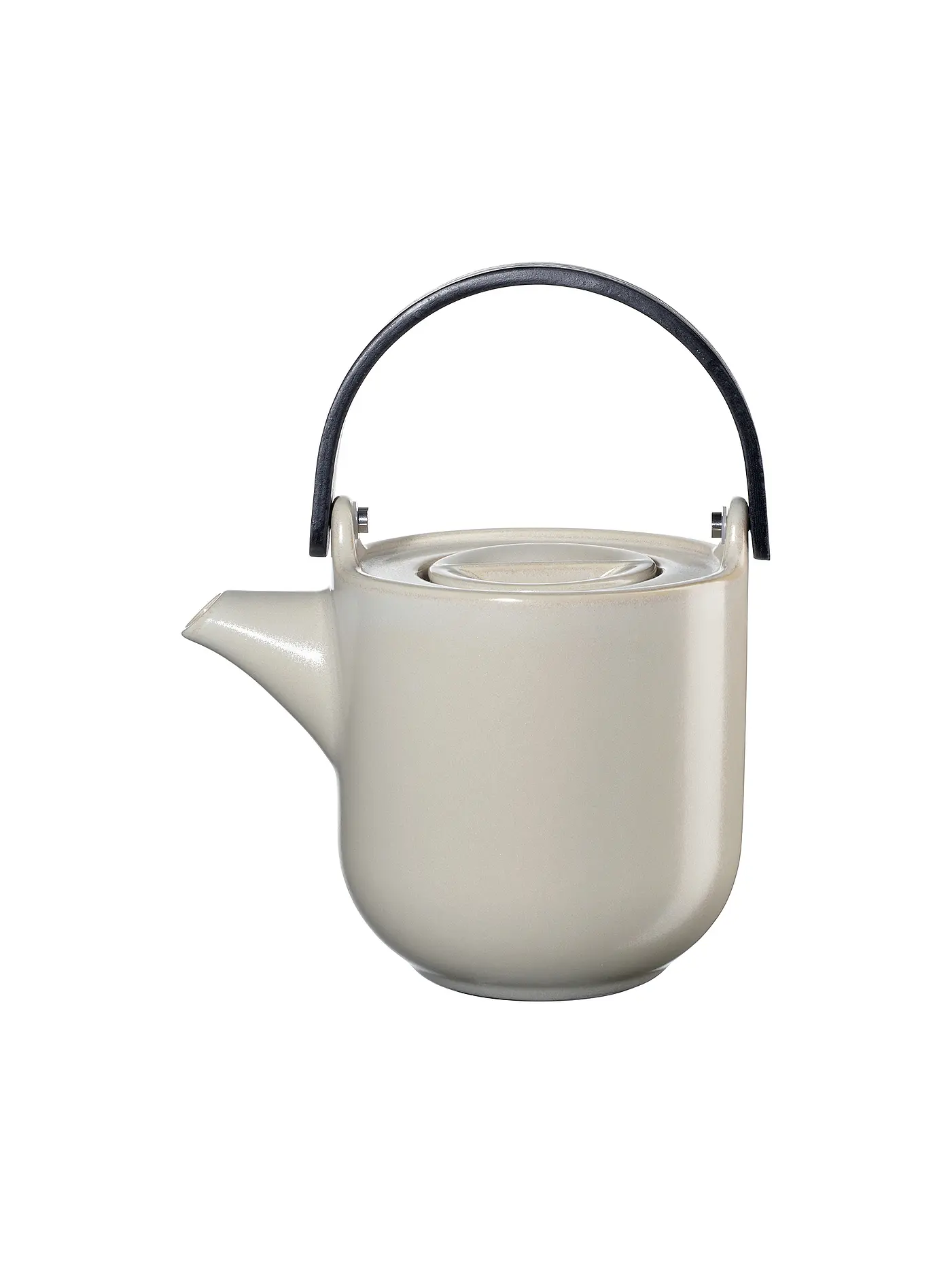 ASA SELECTION | Teekanne mit Holzgriff "Coppa" 0,6l (Nori) | beige